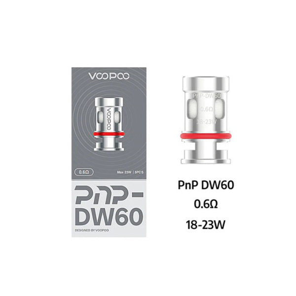 made by: Voopoo price:£13.36 Voopoo PNP DW60 Replacement Coils 0.6Ω next day delivery at Vape Street UK