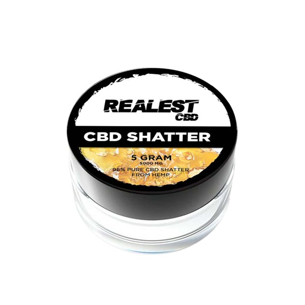 made by: Realest CBD price:£40.09 Realest CBD 5000mg CBD Shatter next day delivery at Vape Street UK
