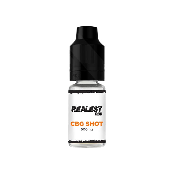 made by: Realest CBD price:£9.90 Realest CBD 500mg CBG E-Liquid Booster Shot 10ml next day delivery at Vape Street UK