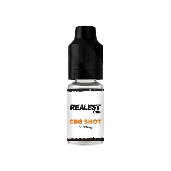 made by: Realest CBD price:£13.50 Realest CBD 1000mg CBG E-Liquid Booster Shot 10ml next day delivery at Vape Street UK