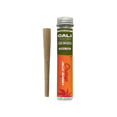 made by: Cali Cones price:£5.25 Cali Cones Sage 30mg Full Spectrum CBD Infused Cone - Orange Jelly Sunset next day delivery at Vape Street UK
