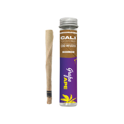 made by: Cali Cones price:£5.25 Cali Cones Tendu 30mg Full Spectrum CBD Infused Palm Cone - Grape Ape next day delivery at Vape Street UK