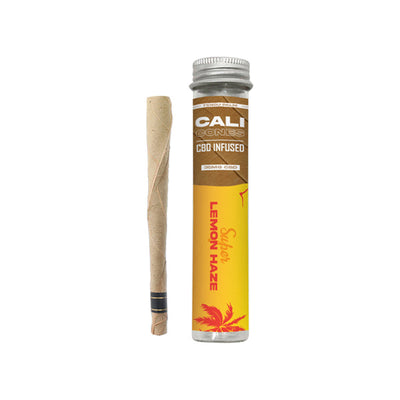 made by: Cali Cones price:£5.25 Cali Cones Tendu 30mg Full Spectrum CBD Infused Palm Cone - Super Lemon Haze next day delivery at Vape Street UK