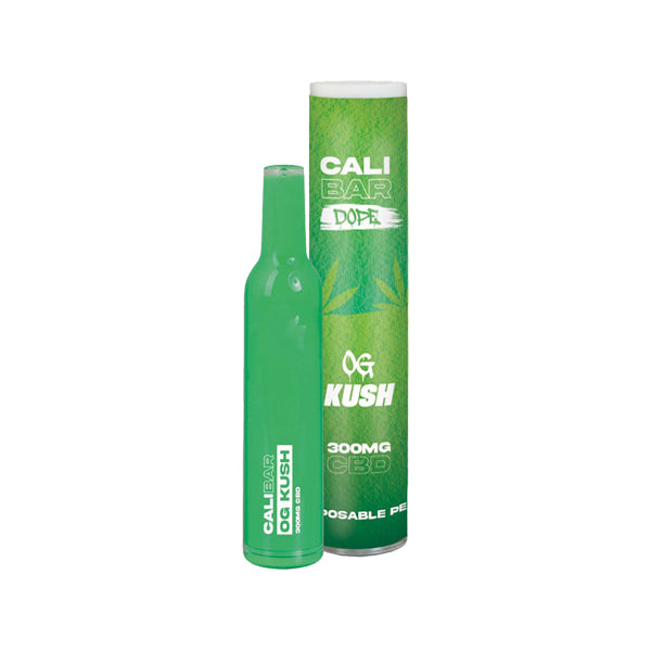 made by: Cali Bar price:£8.91 CALI BAR DOPE 300mg Full Spectrum CBD Vape Disposable - Terpene Flavoured next day delivery at Vape Street UK