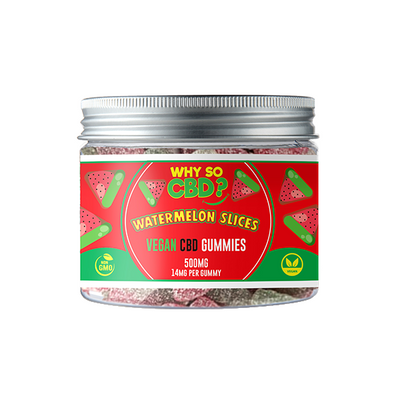 made by: Why So CBD price:£11.31 Why So CBD? 500mg CBD Small Vegan Gummies - 11 Flavours next day delivery at Vape Street UK