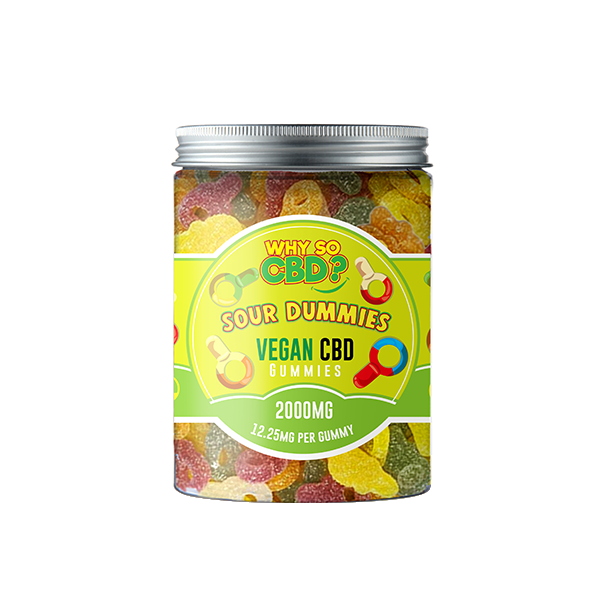 made by: Why So CBD price:£24.60 Why So CBD? 2000mg CBD Large Vegan Gummies - 11 Flavours next day delivery at Vape Street UK
