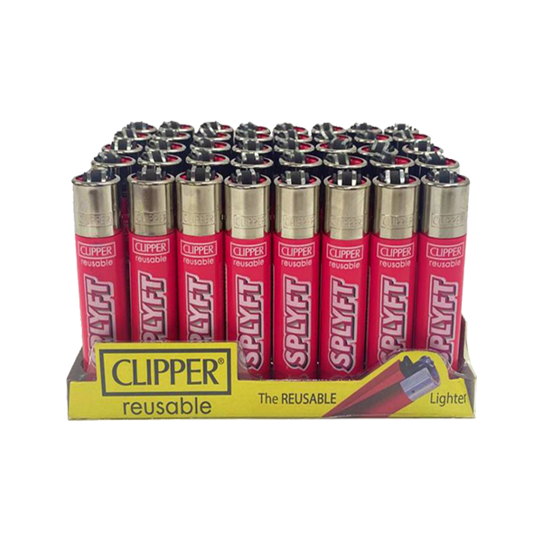 made by: SPLYFT price:£83.90 40 Clipper SPLYFT Pink Large Classic Refillable Lighters next day delivery at Vape Street UK