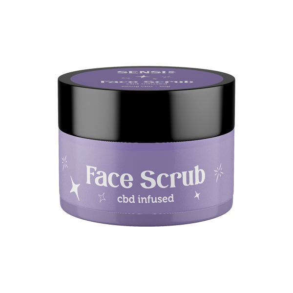 made by: Sensi Skin price:£22.71 Sensi Skin 100mg CBD Face Scrub - 50g (BUY 1 GET 1 FREE) next day delivery at Vape Street UK