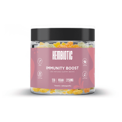 made by: Hembiotic price:£75.91 Hembiotic 2750mg Bulk CBD Gummy Bears - 550g next day delivery at Vape Street UK