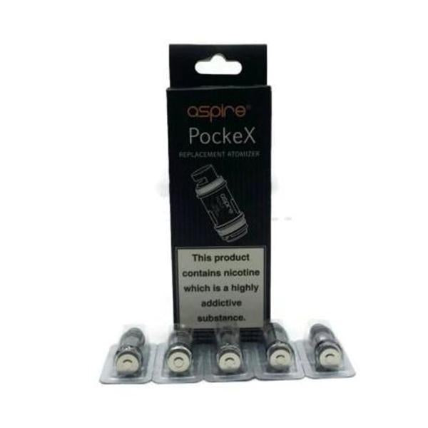 made by: Aspire price:£12.40 Aspire PockeX 0.6 / 1.2 Ohm Coil next day delivery at Vape Street UK