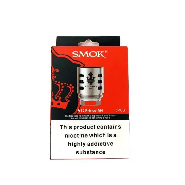 made by: Smok price:£7.60 Smok V12 Prince M4 Coil - 0.17 Ohm next day delivery at Vape Street UK