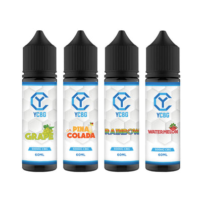 made by: yCBG price:£23.90 yCBG 500mg CBG E-liquid 60ml (BUY 1 GET 1 FREE) next day delivery at Vape Street UK